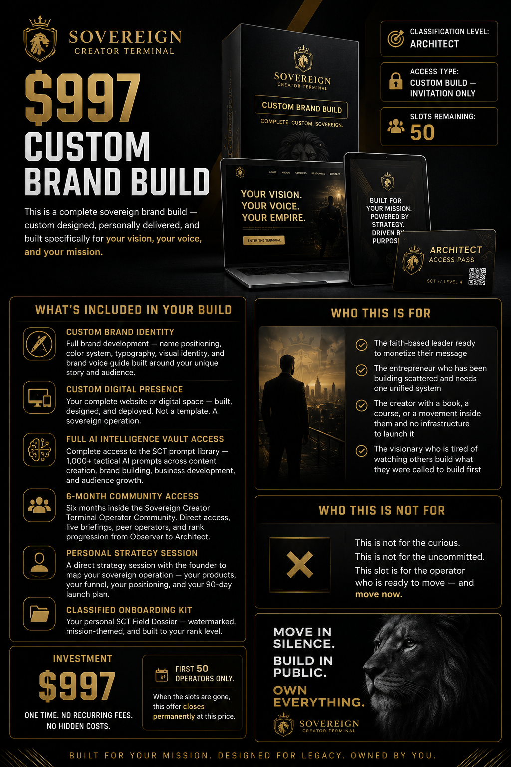 Custom Brand Build — Sovereign Operator Package